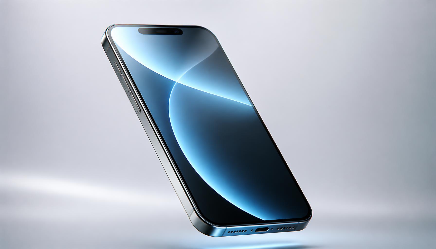 iPhone 18 floating product render